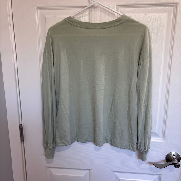 Everlane Human Being Green Top | Size Small - Picture 2 of 5